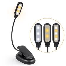 Rechargeable Book Light 5 Led Clip On Reading Light 3 Color Temperature Usb Lamp Walmart Com Walmart Com