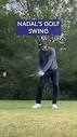 Rafael Nadal's AMAZING golf swing! 😱 - YouTube