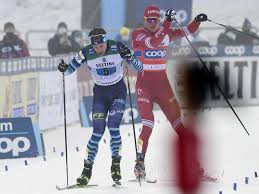 Aleksander bolshunov tackles joni mäki at finish in xc ski world cup road rage | nbc sports. Cross Country World Cup Skiing Alexander Bolshunov Attacks Joni Maki Video Fox Sports