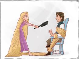 Rapunzel And The Frying Pan By Vanipy05 On Deviantart Disney Art Rapunzel Walt Disney Animation Studios
