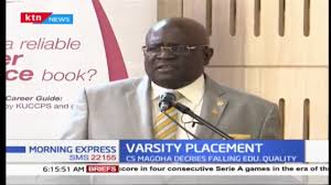 Cs magoha speech kcpe2019 results release. 107 Degree Courses Set To Be Scrapped As Cs Magoha Proposes Reforms In Universities Youtube