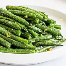 Chinese Style Dry Fried Garlic Green Beans Recipe Green Beans Garlic Green Beans Green Bean Recipes
