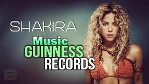 Shakira Colombias Pop Queen Set Three Guinness Records