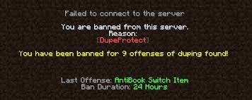 Dupeprotect Fixes Duplication Glitches And Server Exploits Dupe Fixes Spigotmc High Performance Minecraft