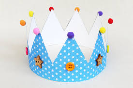 How to make a crown out of paper with a letter? Paper Crown Kids Crafts Fun Craft Ideas Firstpalette Com