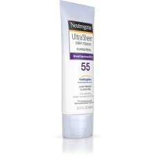Neutrogena Ultra Sheer Dry Touch Sunscreen Lotion Spf 55 3 Fl Oz Neutrogena Sunscreen Sunscreen Lotion
