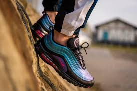 Nike Air Max 97 Black And Blue Mens Nike Air Max 97 Black Laser Grailify Sneaker Releases Nike Air Max Nike Air Max 97 Air Max 97