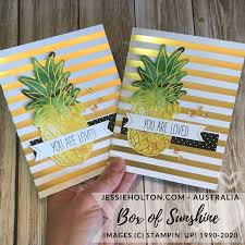 Do you subscribe to any monthly card making kit clubs? Jessie Holton Aussie Su Demo Box Of Sunshine World Card Making Day Event