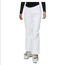 north face white women s freedom ski pants nwt