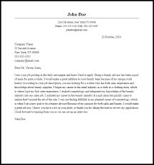 The workplan for how to write a cover letter for consulting positions. Professional Beauty Advisor Cover Letter Sample Writing Guide Resume Now