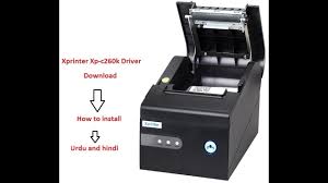 How To Download And Install Xprinter Xp C260k Thermal Printer Urdu Hindi Youtube
