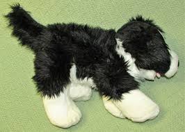 Black And White Dog Stuffed Animal Build A Bear Border Collie Stuffed Black White Puppy Dog Plush 15 Animal Toy Buildabearworkshop Any Pet Toys White Puppies Dogs And Puppies