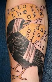Black Bird In The Dead Of Night Blackbird By The Beatles Beatles Tattoos Weird Tattoos Tattoos