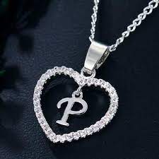 Business intelligence is what s&p ratings are all about. Initial P Name Letter Cz Heart Crystal Charms Necklaces Pendantintothea Sterling Silver Name Necklace Stylish Alphabets
