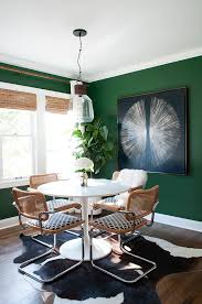 See more ideas about dark dining room, dining room inspiration, glam dining room. Dark Green Dining Room With Lighting Tile Mountain