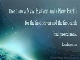 In the new earth society, there will be joyful work and fellowship for all. Revelation 21 Inspirational Images