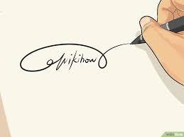 How To Sign A Cool Signature 14 Steps With Pictures Cool Signatures Signature Ideas Signatures Handwriting