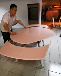 Round extending table features a simple extension to turn this circular . Space Saving Furniture Hardware Expanding Round Dining Table Stretch Rotation Extend Table Top Mechanism Buy Stretch Rotation Extend Table Top Mechanism Expanding Round Dining Table Stretch Rotation Extend Table Top Mechanism Space