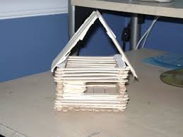 You will notice that roof will fit snugly on peak of the home. House Of Popsicle Sticks 5 Steps Instructables