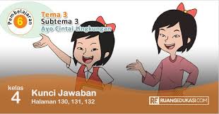 Judul yang diusung buku tematik kelas 6 sd/mi tema 2 adalah persatuan dalam perbedaan. Kunci Jawaban Tema 3 Kelas 4 Halaman 130 131 132 Buku Siswa Tematik Revisi Kunci Buku Berkelas