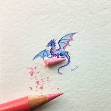 I decided to draw a fae dragon today. Alvia Alcedo Small Dragon Tattoos Dragon Art Dragon Drawing