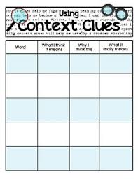 Context Clues Posters Context Clues Context Clues Activities Context Clues Anchor Chart