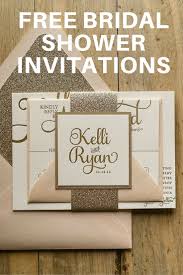 Beige floral sidebar bridal shower invitation. Free Bridal Shower Invitations Topweddingsites Com