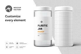 Plastic Jar Mockup Plastic Jars Jar Mockup