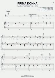 The phantom of the opera piano sheet music. Prima Donna Piano Sheet Music Onlinepianist