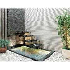 Air Terjun Dinding Minimalis Penelusuran Google Kolam Ikan Desain Lanskap Patio