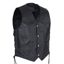 Kids Motorcycle Vest Side Lace Boys Leather Biker Club Vests Motorcycle Vest Leather Biker Vest Leather Vest