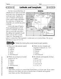 Hide all answers hide all answers view all answers view all answers print try the quiz. Latitude And Longitude Nigeria Worksheet For 5th 6th Grade Lesson Planet