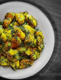 Soya Saag Aloo Indian Potatoes With Dill Leaves Saag Aloo Dill Recipes Dill Leaves Recipe