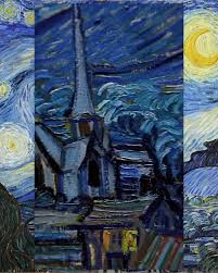 Barbie x MoMA: O céu de Van Gogh em alta costura! ✨ , Um encontro entre moda e arte que transforma o icônico Noite Estrelada em um look de tirar o fôlego. A nova Barbie MoMA celebra a genialidade de ...