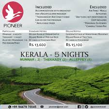 Although almost similar in location, they are different in many different ways. Pioneer Personalized Holidays Kerala Tamilnadu Karnataka Goa Andhra Pradesh Pondicherry Tourism India