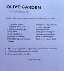 Olive Garden Salad Dressing Olive Garden Salad Dressing Dressing Garden Healtypotatoreci In 2020 Olive Garden Salad Dressing Restaurant Recipes Salad Dressing