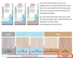 Holly Recommended T 18 And 20 Volume Developer Don T Leave On Too Long Or Hair Can Turn Gray Wella Hair Toner For Blonde Hair Wella Color Charm Toner