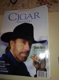 RARE:Chuck Norris Cigar Aficionado Magazine August 1998