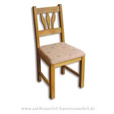 Design armlehnen stuhl supreme vintage braun mit massivholzbeinen. Stuhl Holzstuhl Buche Massiv Landhausstil Gepolstert Mit Blatterformen In Der Ruckenlehne