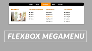 Awesome Responsive Mega Menu Design With Flexbox In 2020 Menu Design Mega Menu Menu