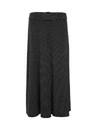 Buy Jacqueline De Yong Dotted Midi Skirt Black Online Robinsons Singapore