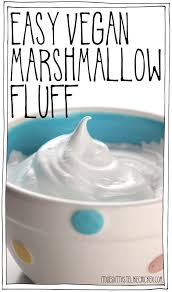 Easy Vegan Marshmallow Fluff Rezept Susses Glutenfrei Vegan Vegane Marshmallows Vegane Lebensmittel Und Vegane Desserts