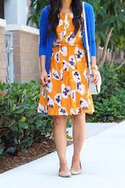 Usd $25.99 (18) summer dresses. How To Wear Orange And Blue Dress 15 Passionate Outfits Fmag Com