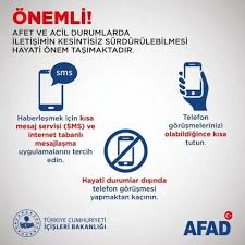 Afet ve acil durum yönetimi başkanlığı veya kısa adıyla afad; Afad Izmir Deki Deprem Sonrasi Uyardi Sms I Tercih Edin Ntv