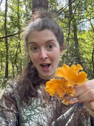 Weather has been very rainy and humid. Chanterelle mushrooms love it! Went  out foraging again!