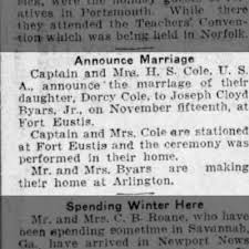 Marriage of Cole
