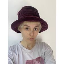 Hat LAURA ASHLEY Burgundy size 57 cm in Cotton