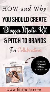 Complete Guide To Creating Media Kit For Your Blog Media Kit Template In 2020 Blog Media Kit Template Media Kit Template Blog Media Kit