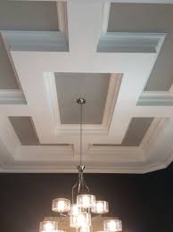 Be Colorful Coastal Coffered Ceiling Design Coffered Ceiling Dining Room Ceiling