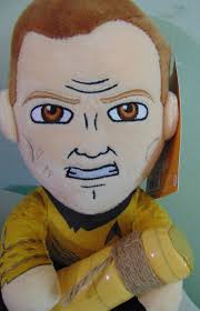 Star Trek Captain Kirk and Seven of Nine plush doll lot of 2